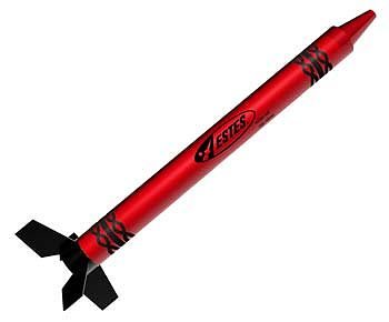 Estes Rocket Red Crayon Rocket RTF D-ES1102